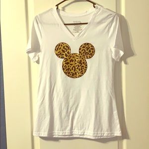 Leopard Mickey Mouse Shirt